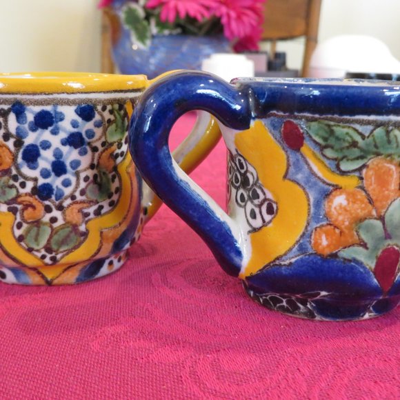 Set of 6 different Talavera Tequila/mezcal/espresso/chocolate cups - Picture 4 of 8